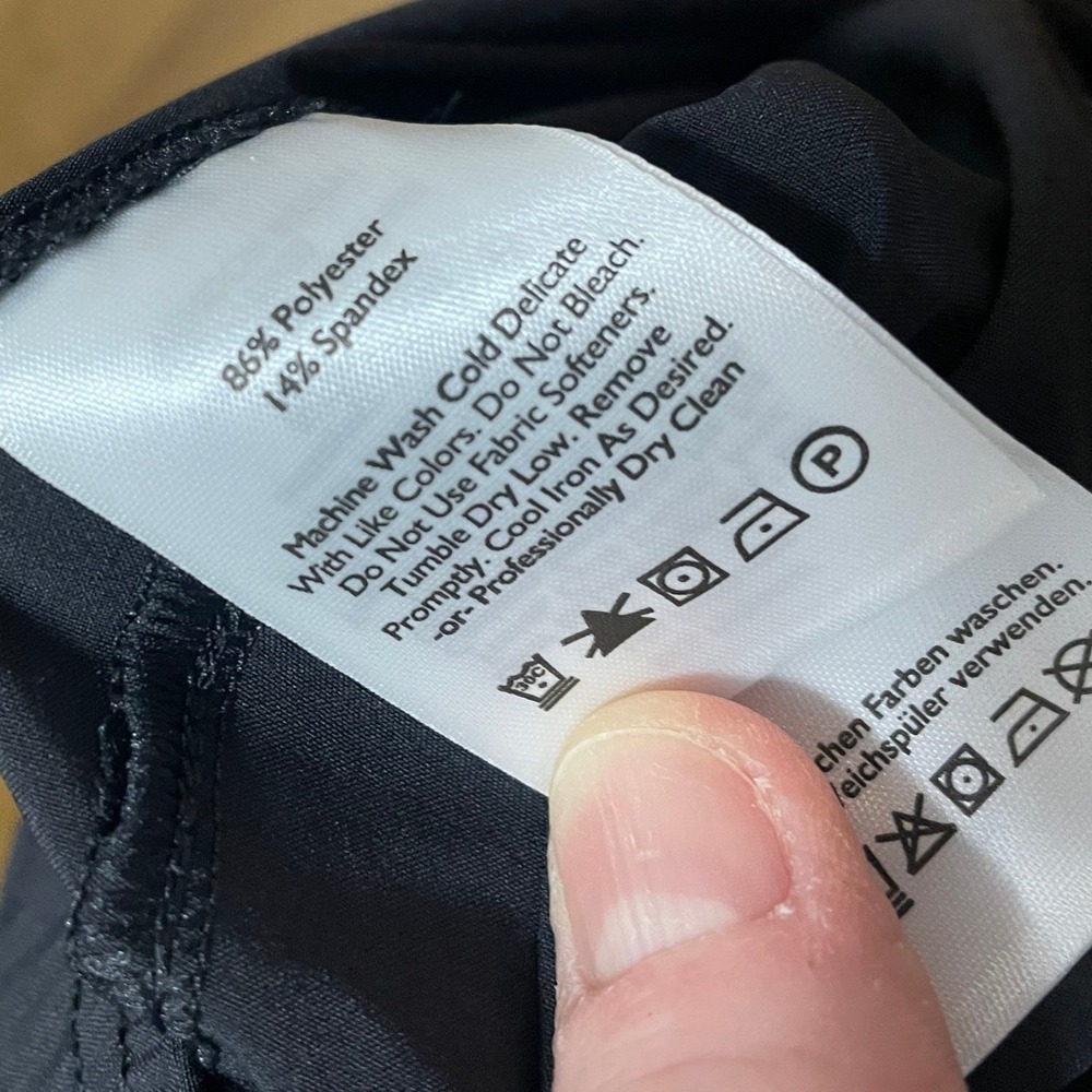 Eddie Bauer Women 2XL Tall Black Pull On Hiking Jogger Pants Stretch Lightweight - Picture 6 of 7